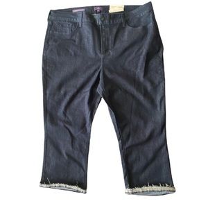 NYDJ Women’s Marilyn Straight Ankle Premium Denim Dark Enzyme Size 20W